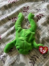 TY Beanie Baby Legs the Frog 1993 ERRORS RARE!