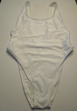 NEW AMERICAN EAGLE AERIE LARGE 1pc SWIMSUIT WHITE, CHEEKIEST