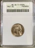 1947 Jefferson Nickel “OLD” ANACS Holder MS64 5 FULL STEPS MONSTER