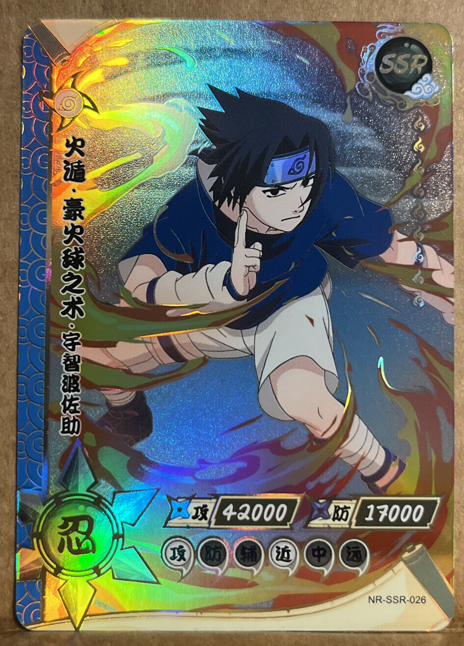 Naruto TCG - R-086 (Holo) - Sasuke Uchiha