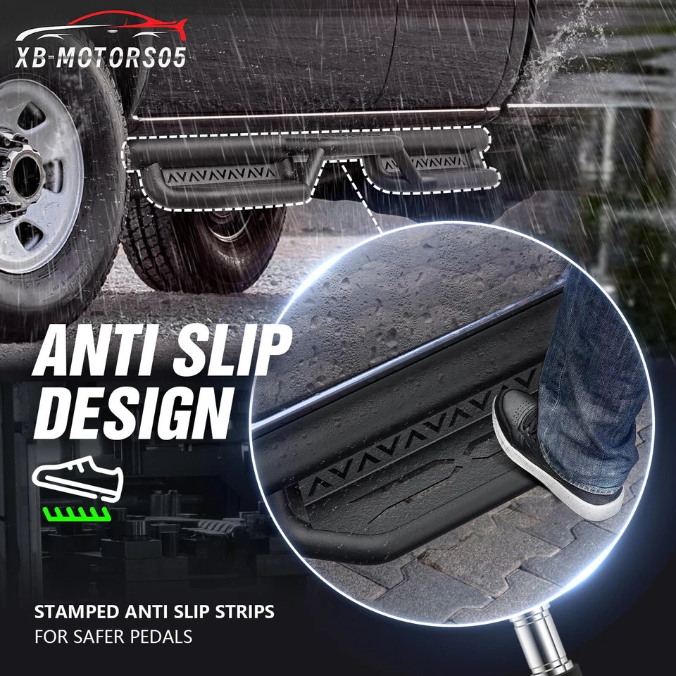 For 1999-2006  GMC Sierra 1500 & Chevy Silverado Running Boards Side Steps  - Image 2 of 4