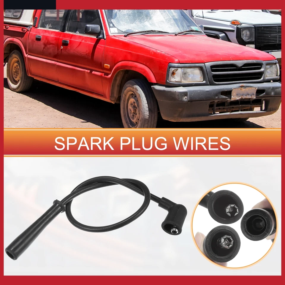 Paquete de 5 cables arnés bujía coche Mazda B2200 1990-1993 7 mm Foto 2 de 4