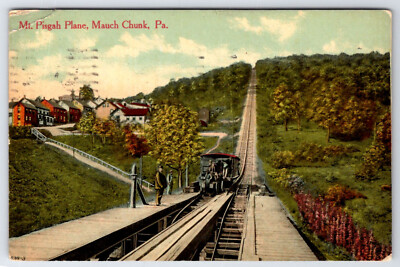 D4 Postcard Ascent of Mount Jefferson Mauch Chunk Pennsylvania