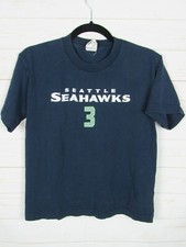 NFL Boys Blue Seattle Seahawks Wilson 3 T-Shirt Size L