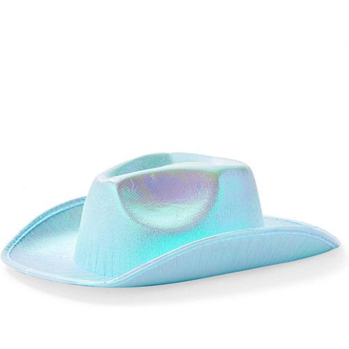 Zodaca Holographic Party Cowboy Hat 