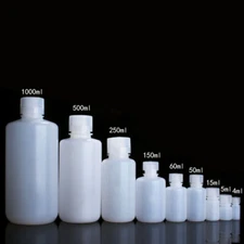 HDPE Plastic Chemical Containers Reagent Bottles 4mL 5mL 15mL 50mL 60mL - 1000mL