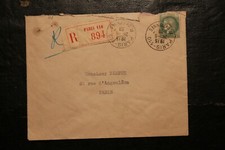 Lettre avec timbre Ceres 2f50 vert (YT 375)  - cachet de 1915 - 