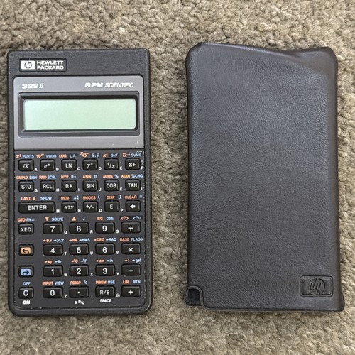 Hewlett Packard 32S ii RPN Scientific Calculator With Case Not Working 