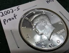 2002-S Silver Proof Kennedy Half Dollar, 90% Silver