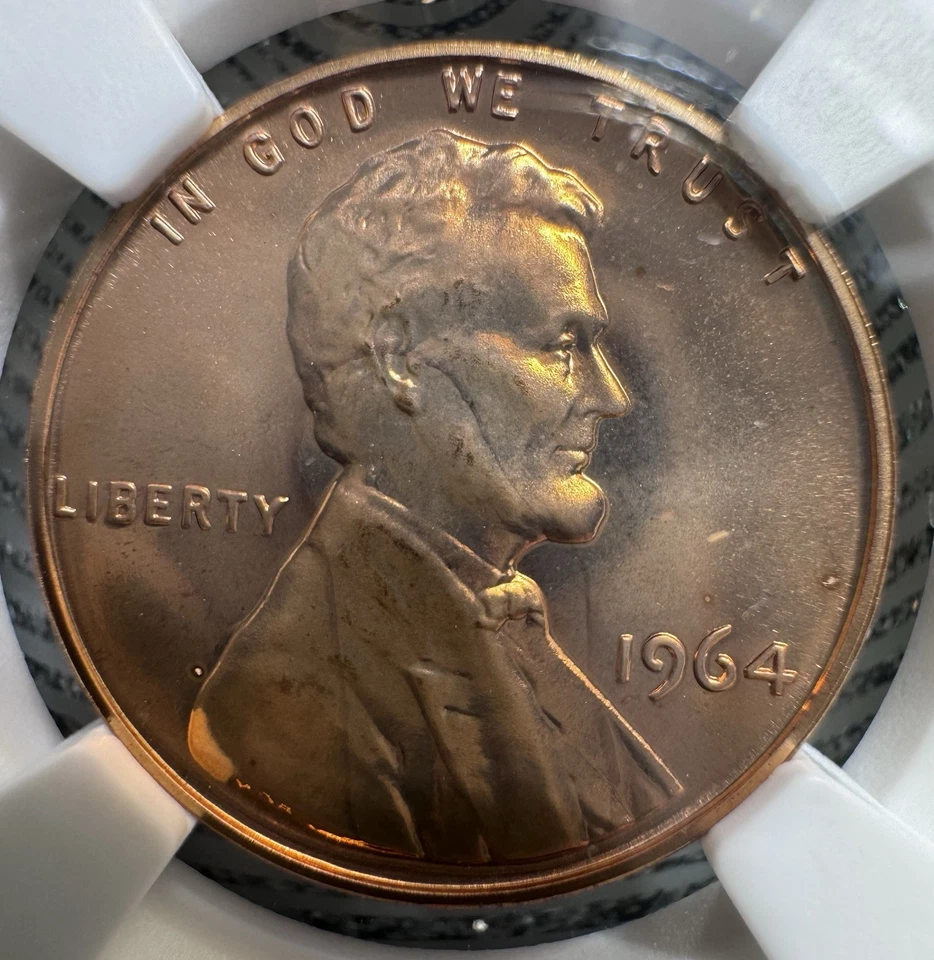 1964 Lincoln Memorial Proof Penny NGC PF67 - Image 2 of 4
