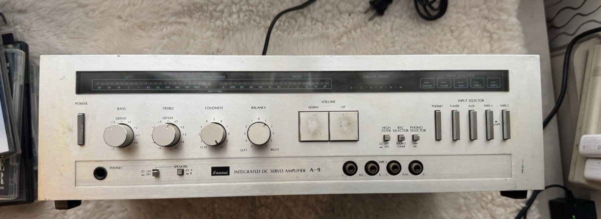 Sansui A-9 Integrated DC Servo Stereo Amplifier - 65 watt Japan | eBay