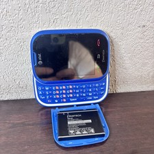 Pantech Pursuit P9020 - Blue  Silver  AT T  Rare Slider Phone UNTESTED