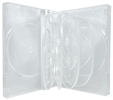 Clear 10 Disc DVD Cases Lot