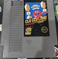 Clu Clu Land (Nintendo NES, 1985) Authentic Clean 5 Screw! Works! Fast Ship!