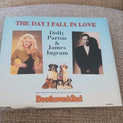 DOLLY PARTON JAMES INGRAM     THE DAY I FALL IN LOVE CD SINGLE RARE BEETHOVEN