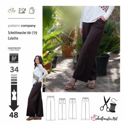 Schnittmuster Damenhosen pattern company pc00779 34-48