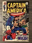 Captain America #106 Nice Superhero Silver Age Vintage Marvel Comic 1968 FN-