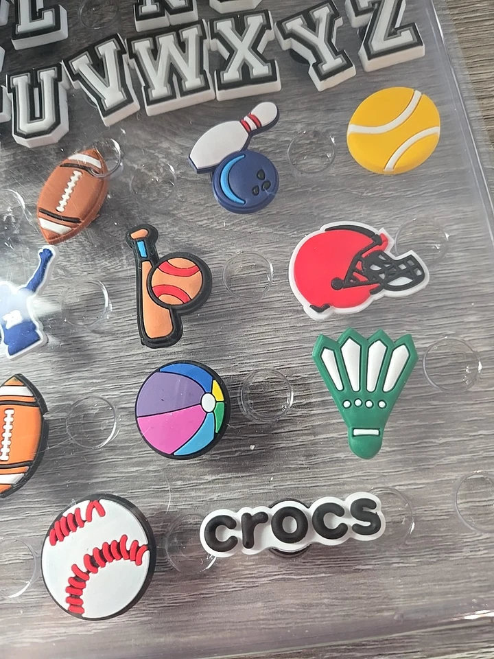Jibbitz Shoe Charms Set Crocs Sports, Numbers And Letters - Image 3 of 4