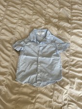 Primark boys toddler blue short sleeve summer shirt 18-24mths