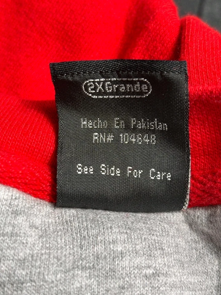 Sudadera De Colección Ohio State Buckeyes Starter Cuello Redondo Talla 2XL Roja Mangas Largas Foto 4 de 4