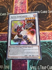 Yugioh Accel Synchron SDSE-EN042 Super Rare 1st Edition Near Mint