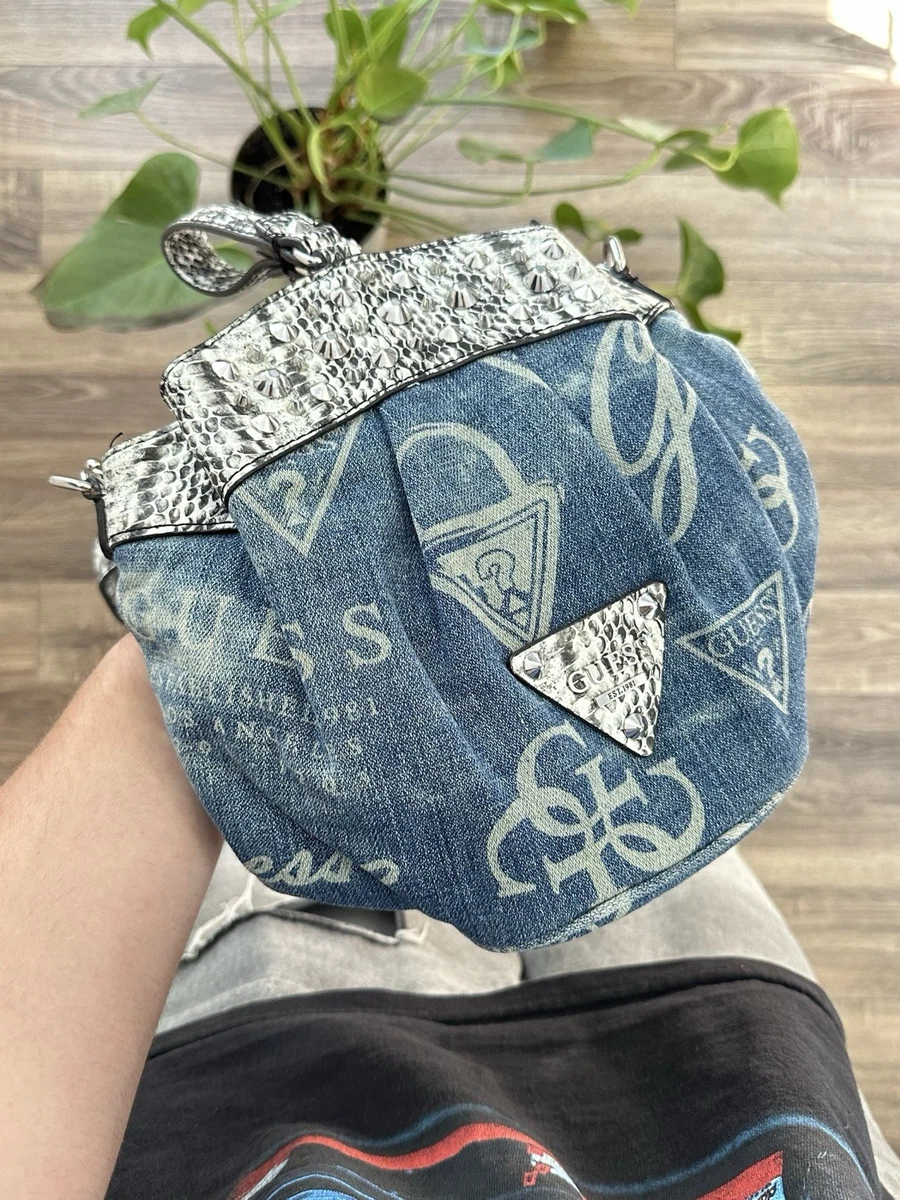GUESS Denim Exterior Zip Bags & Handbags for Women for sale | eBay