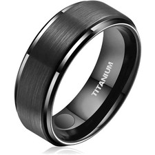 Magnetischer Ring Titan Magnetring Fidget Spinner Männer Damen Schmuck