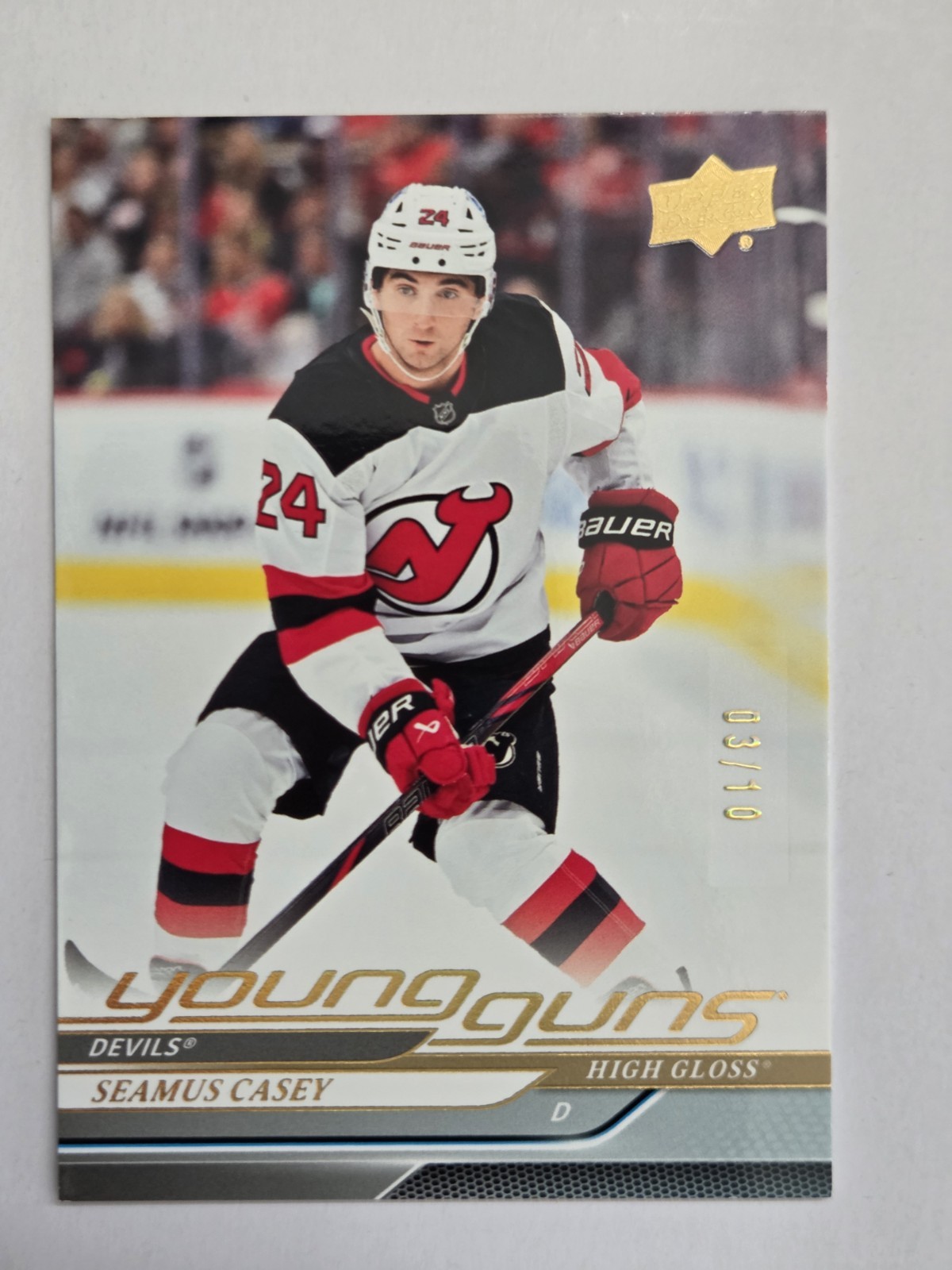 2024-25 Upper Deck Series 2 Seamus Casey Young Guns High Gloss /10 #489