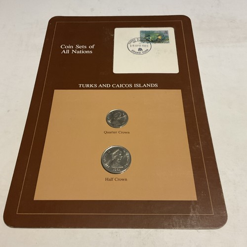 Coin Sets of All Nations Turks And Caicos Islands, With Card 1981