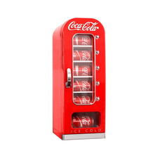 Coca Cola 5L Mini Fridge 10 Can Portable Vending Machine in Red