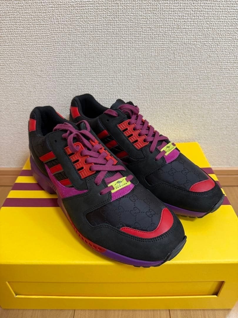 NEW GUCCI x ADIDAS ZX 8000 'BLACK GG MONOGRAM