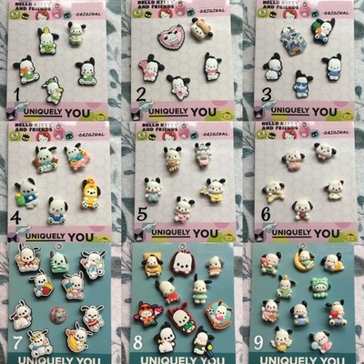 Handmade Shoe Charm Accessories 5- 10 Pack sanrio friends Pochacco resin