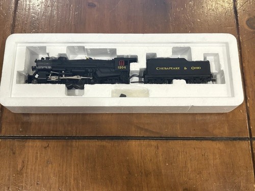 Motor de vapor Broadway Limited HO C&O y licitación 2-8-2 #1204 con sonido DC/DCC QSI | Zustand: Used
