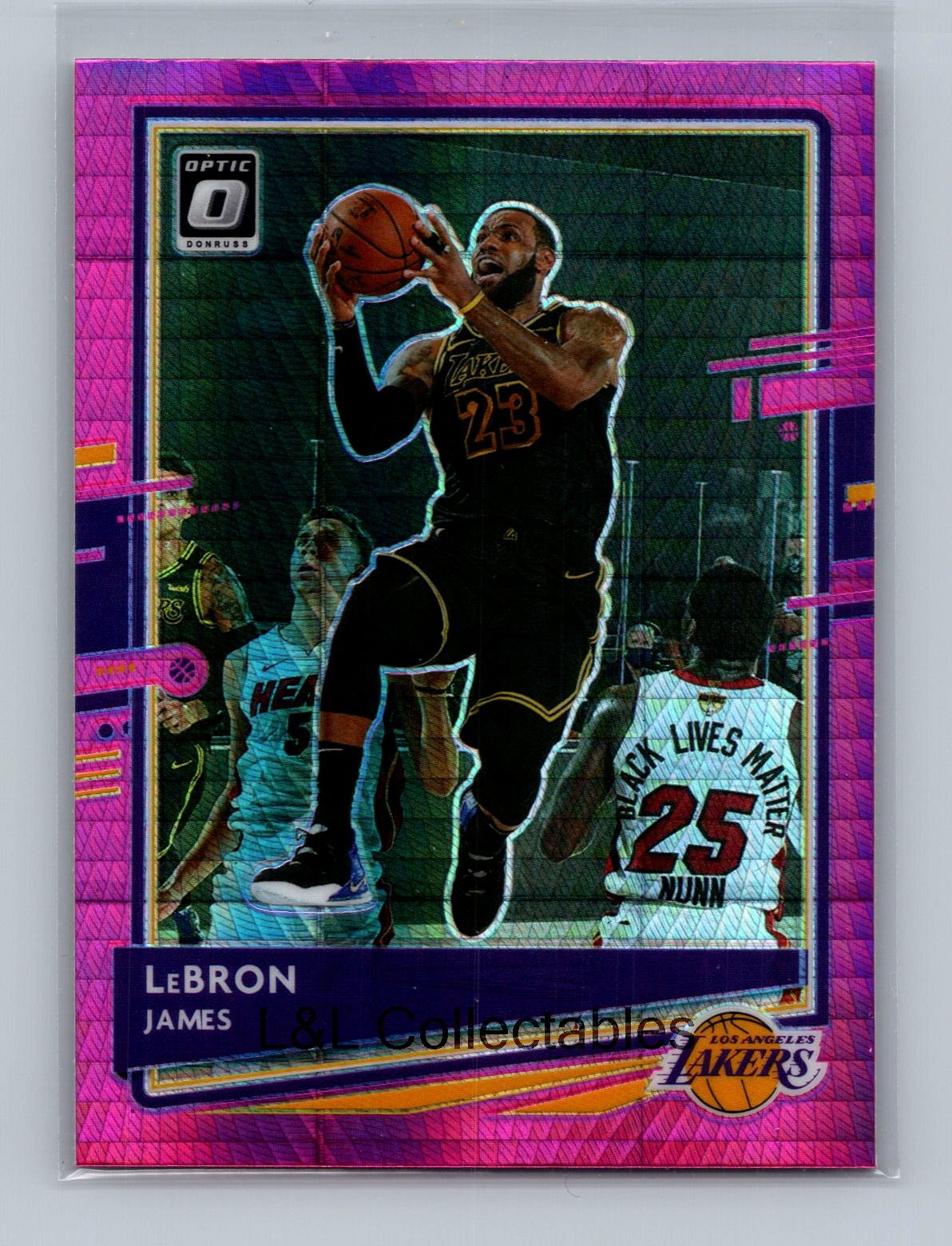 2020-21 Donruss Optic #13 LeBron James Hyper Pink