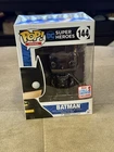 Funko POP DC Heroes 2017 NYCC Fall Convention Exclusive Black Chrome Batman #144