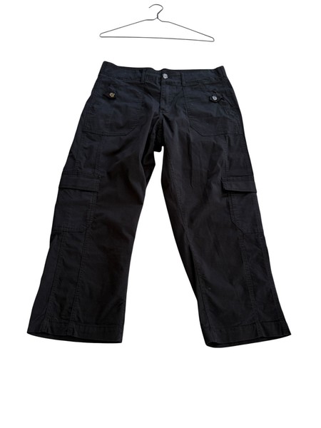 Target Womens Black Cargo Pants Size 10 Good Condition