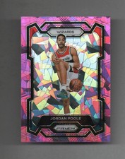 2023-24 Prizm Jordan Poole #51 Pink Ice Prizms Wizards Michigan Wolverines