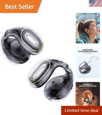 C30i Open-Ear Wireless Earbuds with Attachable Grips for Enhanced Stability