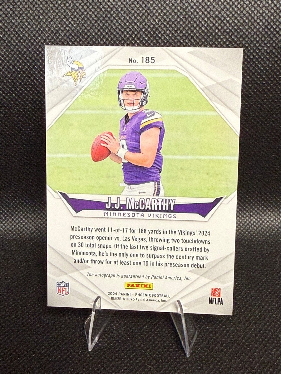2024 Panini Phoenix JJ McCarthy Pandora Auto RC | eBay