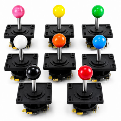 IL Eurojoystick 2 Ball Top Arcade Joystick Cherry D44X Happ MAME Bartop...
