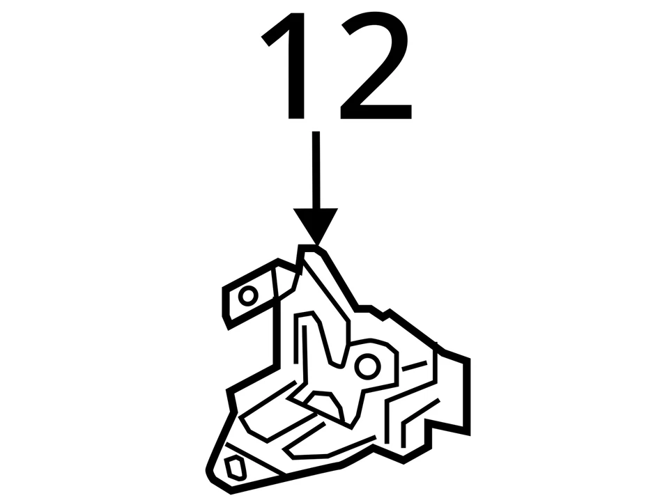 2004 Hood Latch Ford F150 Pickup Front Genuine OEM 4L3Z16700AB - Image 4 of 4