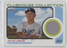 2022 Topps Heritage High Number Clubhouse Collection Relics Julio Urias 1q5k