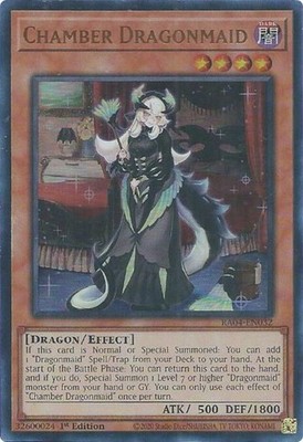 Chamber Dragonmaid - RA04-EN032 - Ultra Rare - 1st Edition - Near Mint