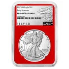 2025-W Proof $1 American Silver Eagle NGC PF69UC ER ALS Label Red Core