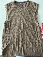 Club Room Men's Cable-Knit Cotton Sweater Vest