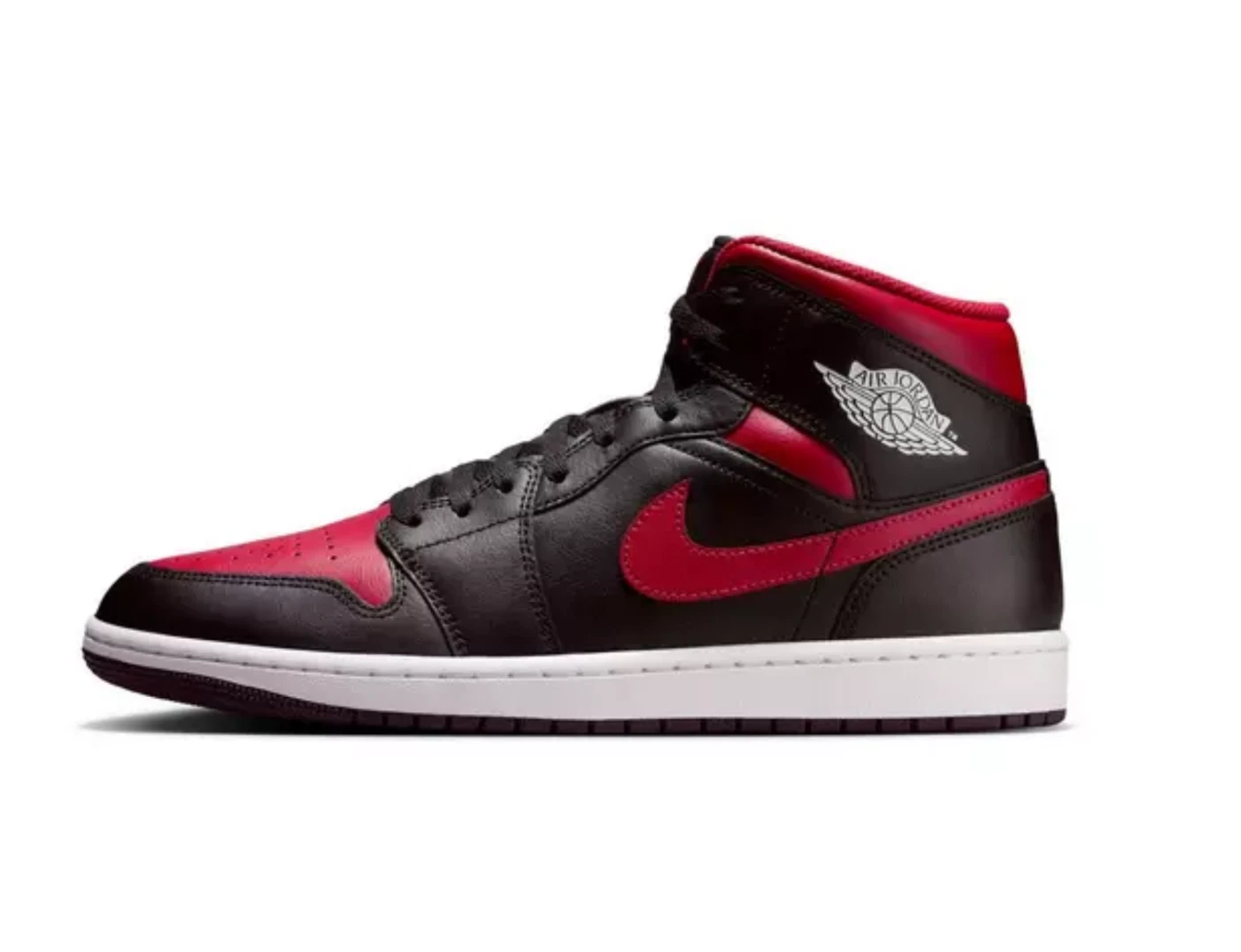 Nike Air Jordan 1 Mid Bred Twist Black Red DQ8426-067 Men's Multi Size NEW