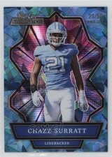 2021 Wild Card Alumination Holo-Lux Blue 20/50 Chazz Surratt #ABC-57 1k5