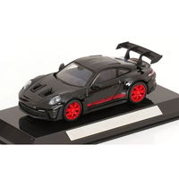 Porsche 911 GT3 Rs Black 1:43 Burago Auto Competizione -D- Neues Modell