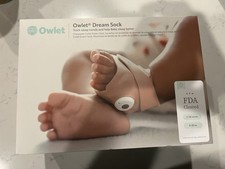 Owlet Dream Sock Baby Smart Sleep Monitoring Device Mint Green Pre-Owned  Works