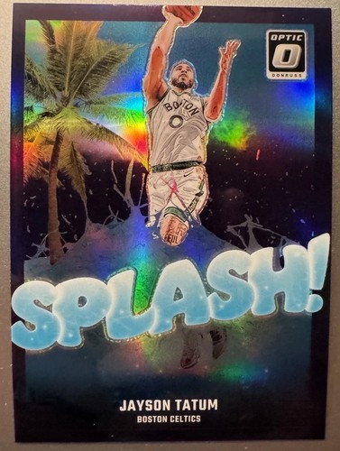 2024-25 Panini Donruss Optic - Splash! Jayson Tatum #11 Purple Prizm